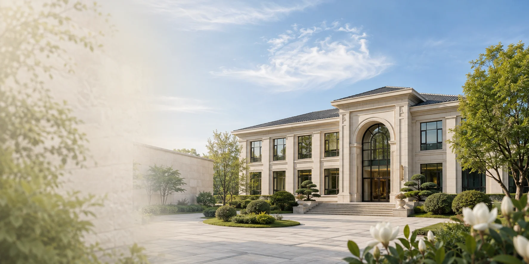 校园建筑意境示意,非学校实拍